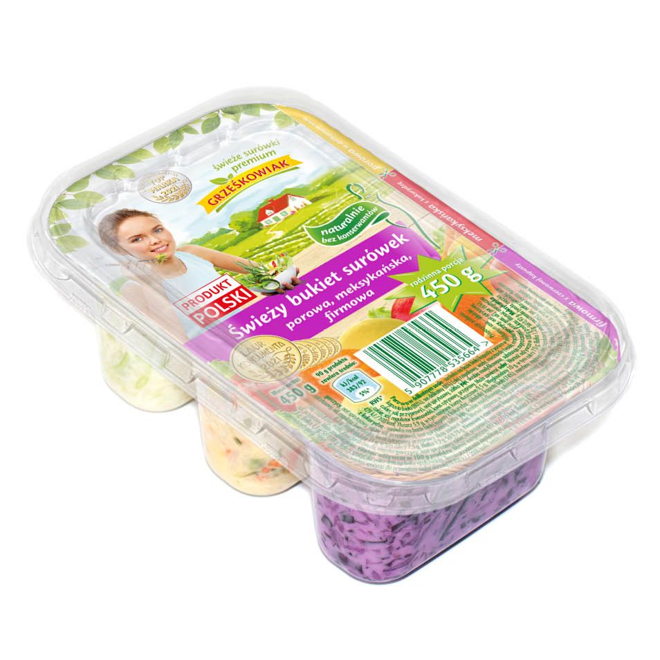 Surówki bukiet Grześkowiak 450g mix widok 4