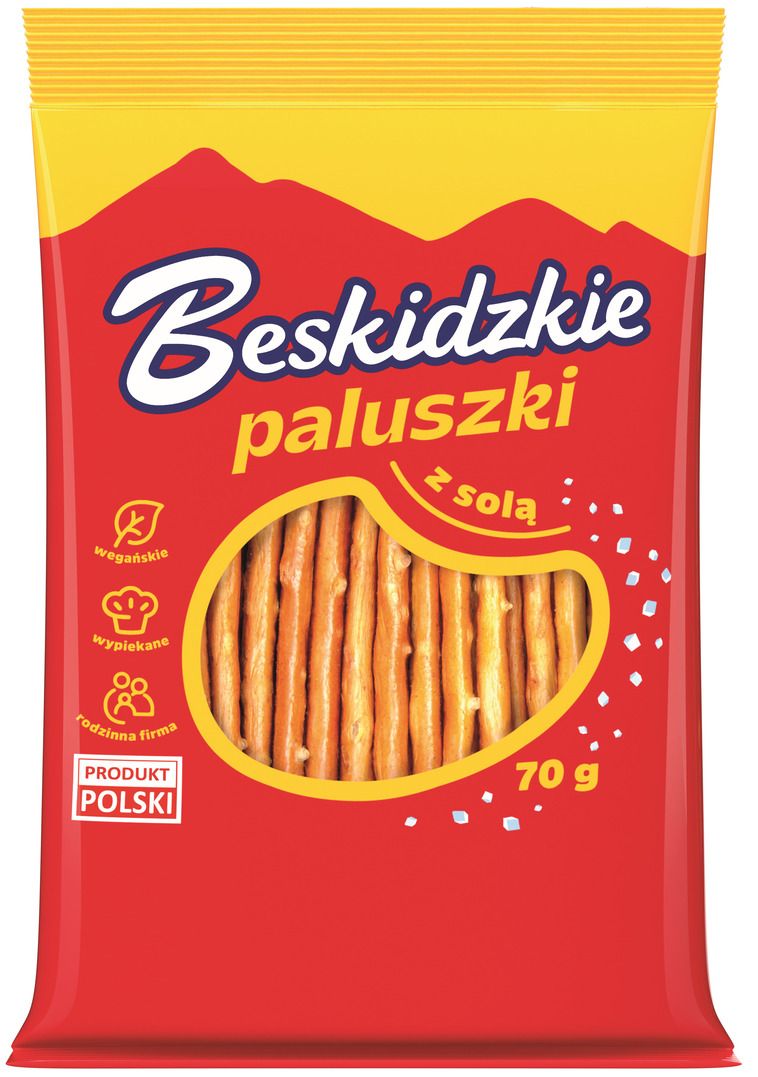 Paluszki z solą Beskidzkie 70g widok główny