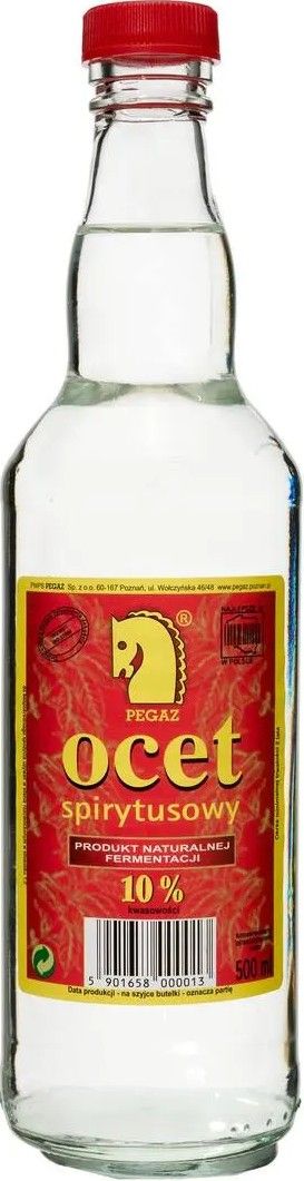 Ocet 10% Pegaz 0,5l widok 1