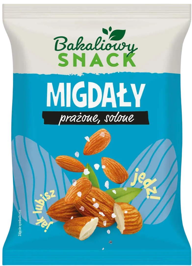 Migdały prażone solone Bakaliowy Snack 200g widok 2