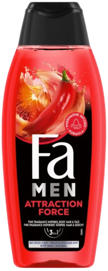 Zel pod prysznic M attraction force Fa 400ml widok 1