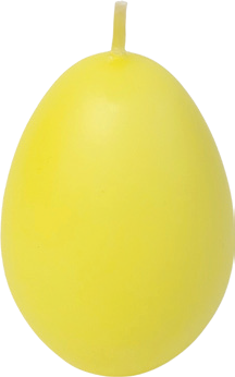 Świeca dekoracyjna jajko 6cm 7h widok 2