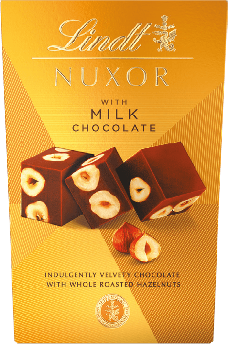 Bombonierka milk choco&hazelnuts Nuxor 150g widok główny 