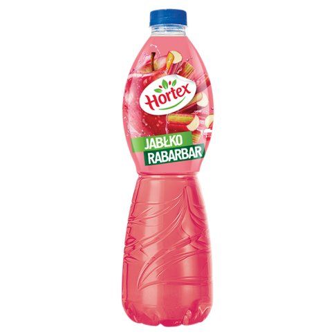 Napój niegaz. jabłko rabarbar Hortex 1,75l widok 2