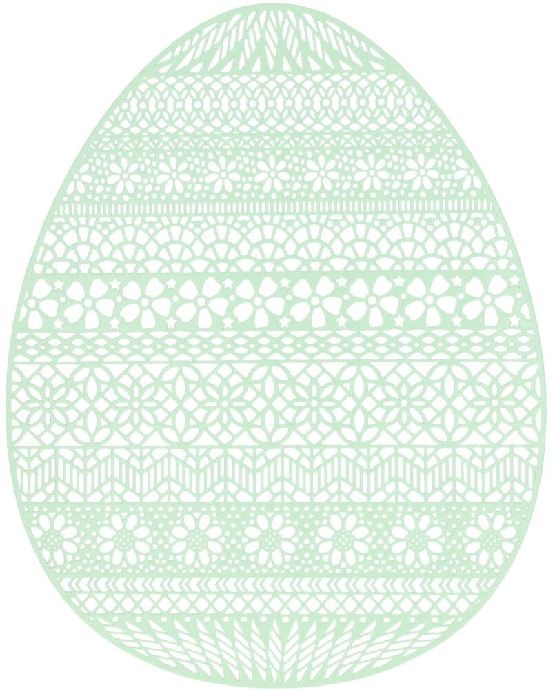 Mata na stół w kształcie jajka 32x40cm mix WN26 widok 3