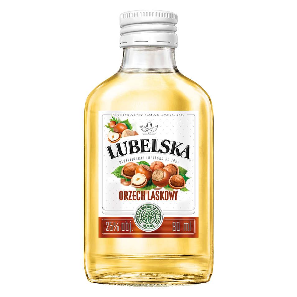 Likier Lubelska orzech laskowy 90ml 25% widok 1