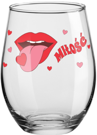 Szklanka do napojów z nadrukiem 0,58l W26 widok 3