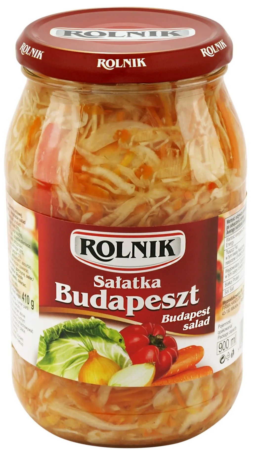 Sałatka Budapeszt Rolnik 850/410g widok 1