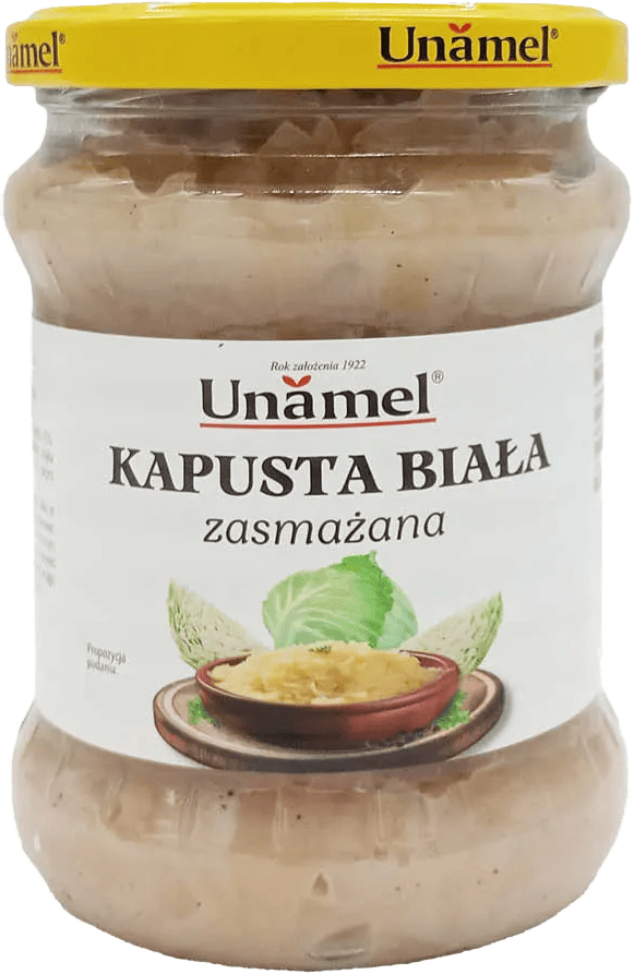 Kapusta biała zasmażana Unamel 460g widok 1