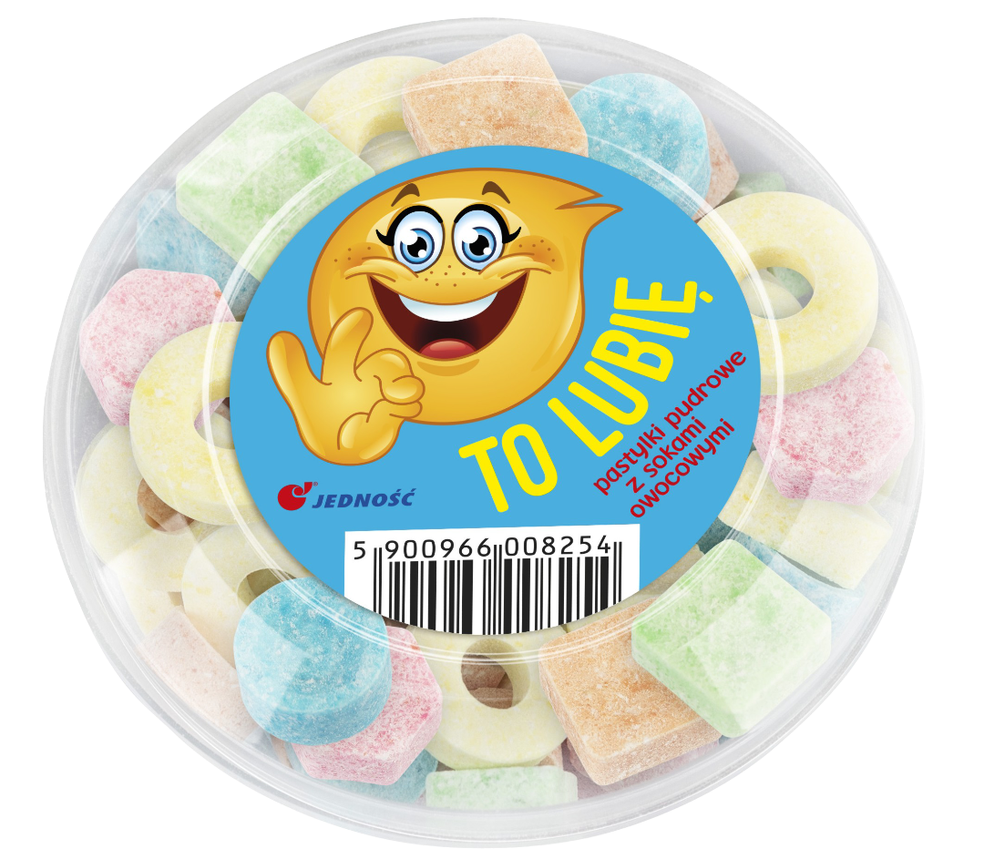 Cukierki pudrowe owocowe Jedność 120g widok 1