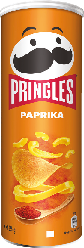 Chipsy Pringles paprika 165g widok główny