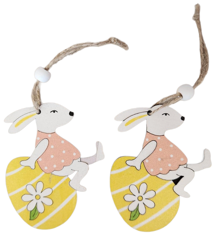 Zawieszki drewniane 2szt mix WN25 widok 2