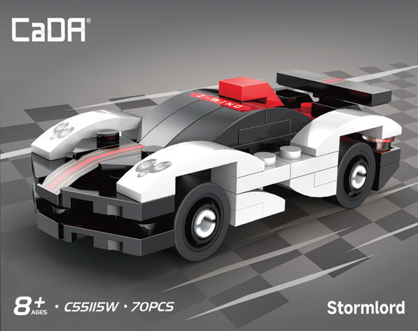Zabawka klocki CaDA auto sportowe 1:48 mix widok 3
