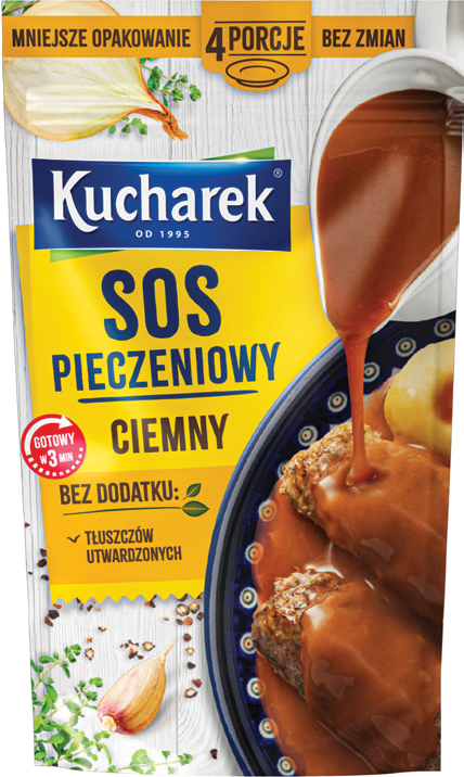 Sos pieczeniowy ciemny Kucharek 28g widok 1