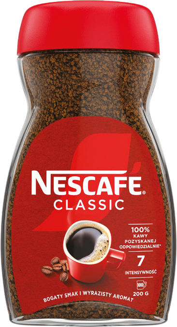Kawa rozpuszczalna Classic Nescafe 200g widok główny