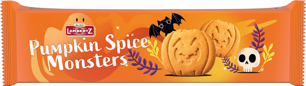 Ciastka pumpkin spice monsters Lambertz 144g widok 2