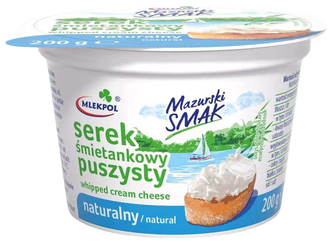 Serek śmietankowy puszysty nat. Mazurski Smak 200g widok 1
