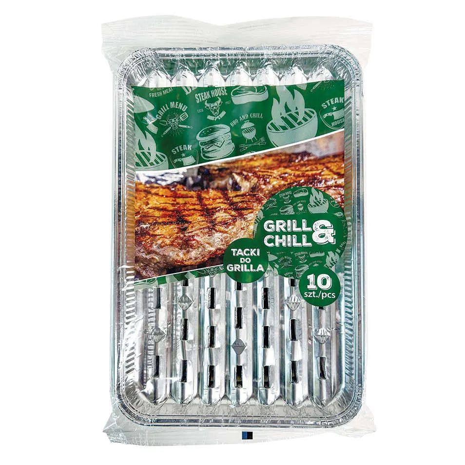 Tacki aluminiowe Grill&Chill 10szt widok 1