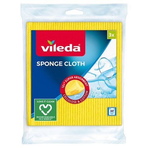 Ściereczka pucerka gąbkowa Vileda 3szt widok 1
