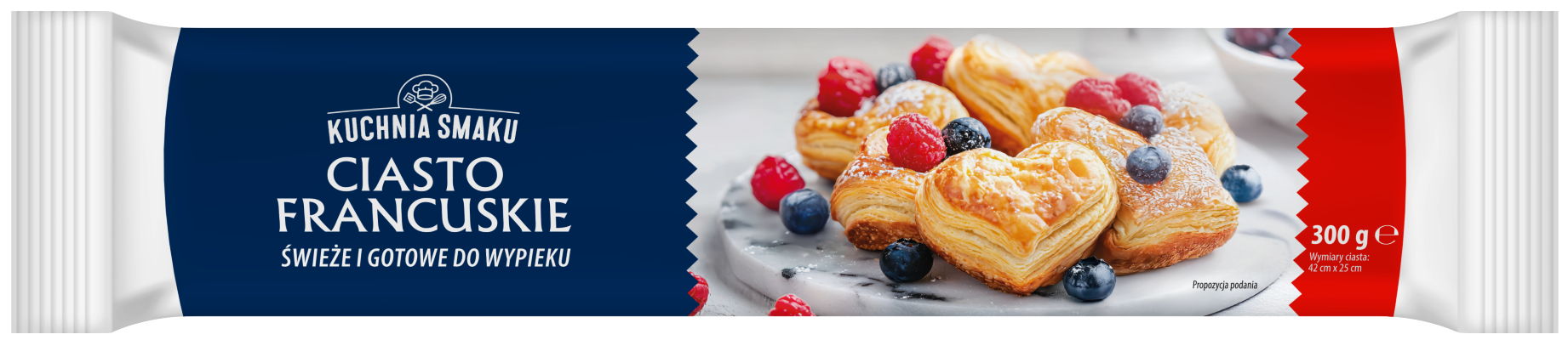 Ciasto francuskie Kuchnia Smaku 300g widok 1