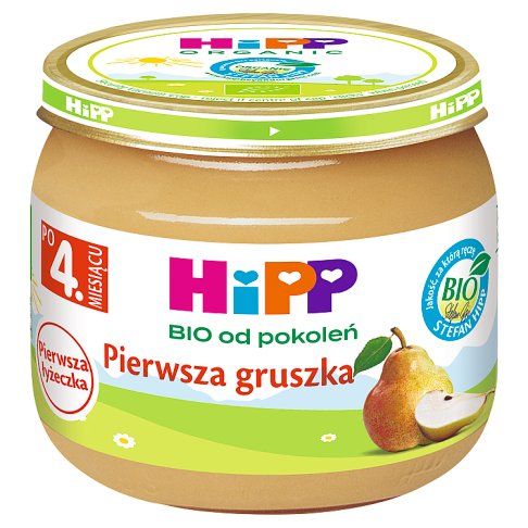 Deser pierwsza gruszka Hipp 80g widok 1