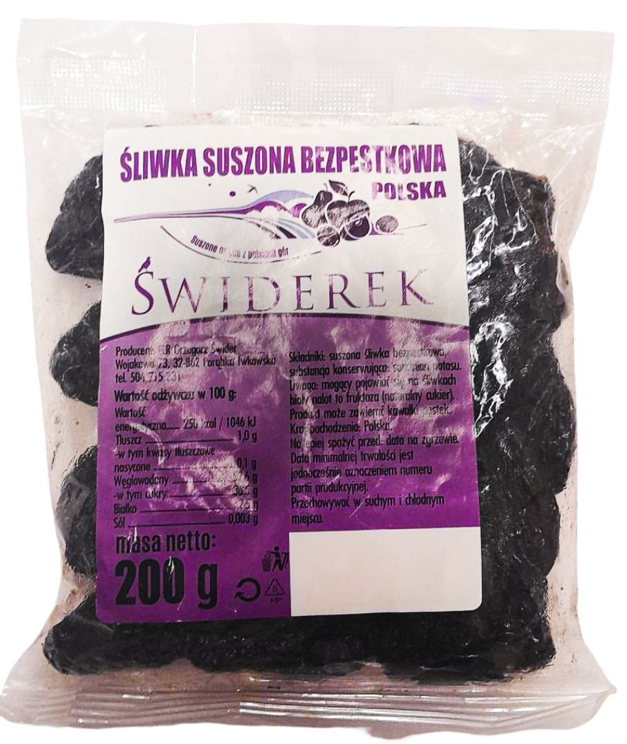 Śliwka suszona bezpestkowa widok główny 