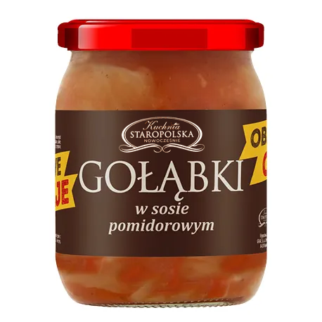 Gołąbki w sosie pomidor. Kuchnia Staropolska 500g widok 1