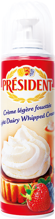 Śmietanka w sprayu President 250g widok główny