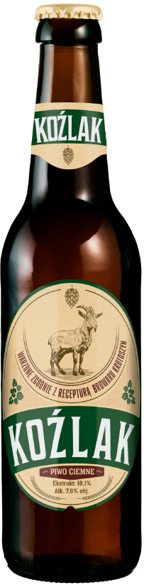 Piwo Koźlak krotoszyński 0,5l 7,8% but. bzzw. widok główny