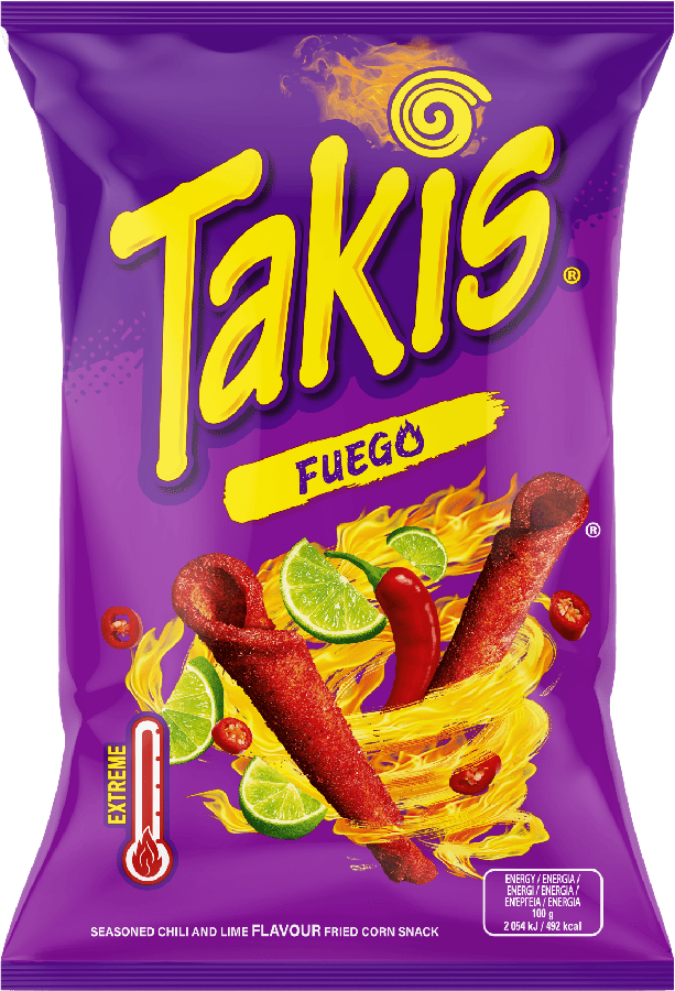 Chipsy fuego Takis 100g widok 1