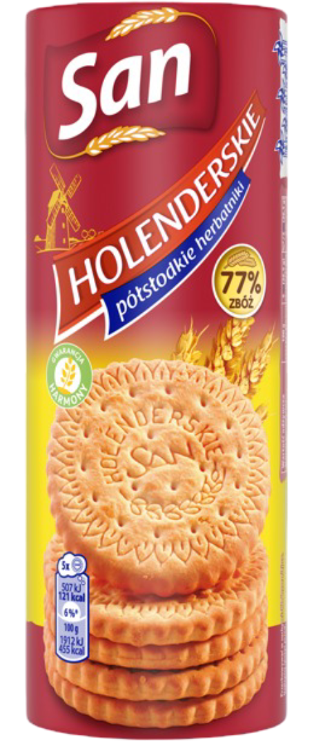 Ciastka holenderskie półsłodkie San 150g widok 1