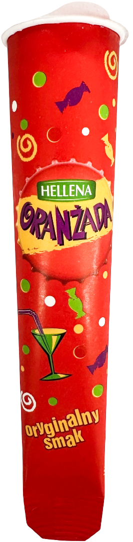 Lody tuba oranżada Hellena 100ml widok główny 