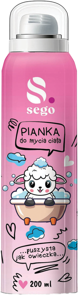 Pianka do mycia ciała Dz spray Sego 200ml mix widok 2