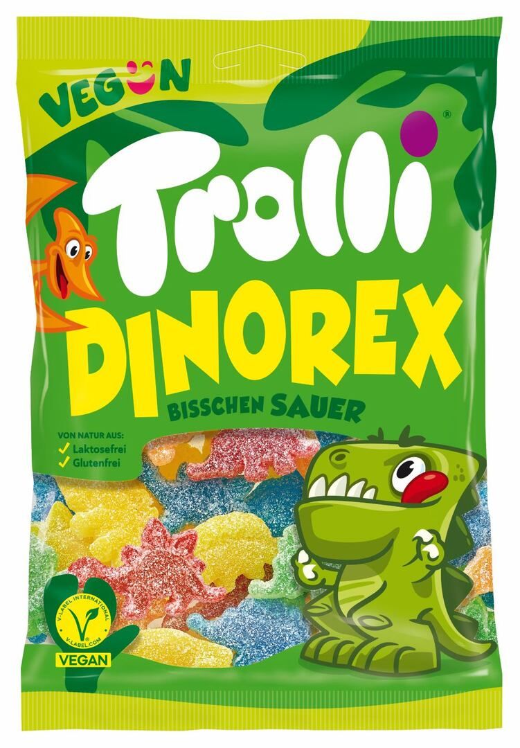 Żelki Dinorex Trolli 200g widok 1