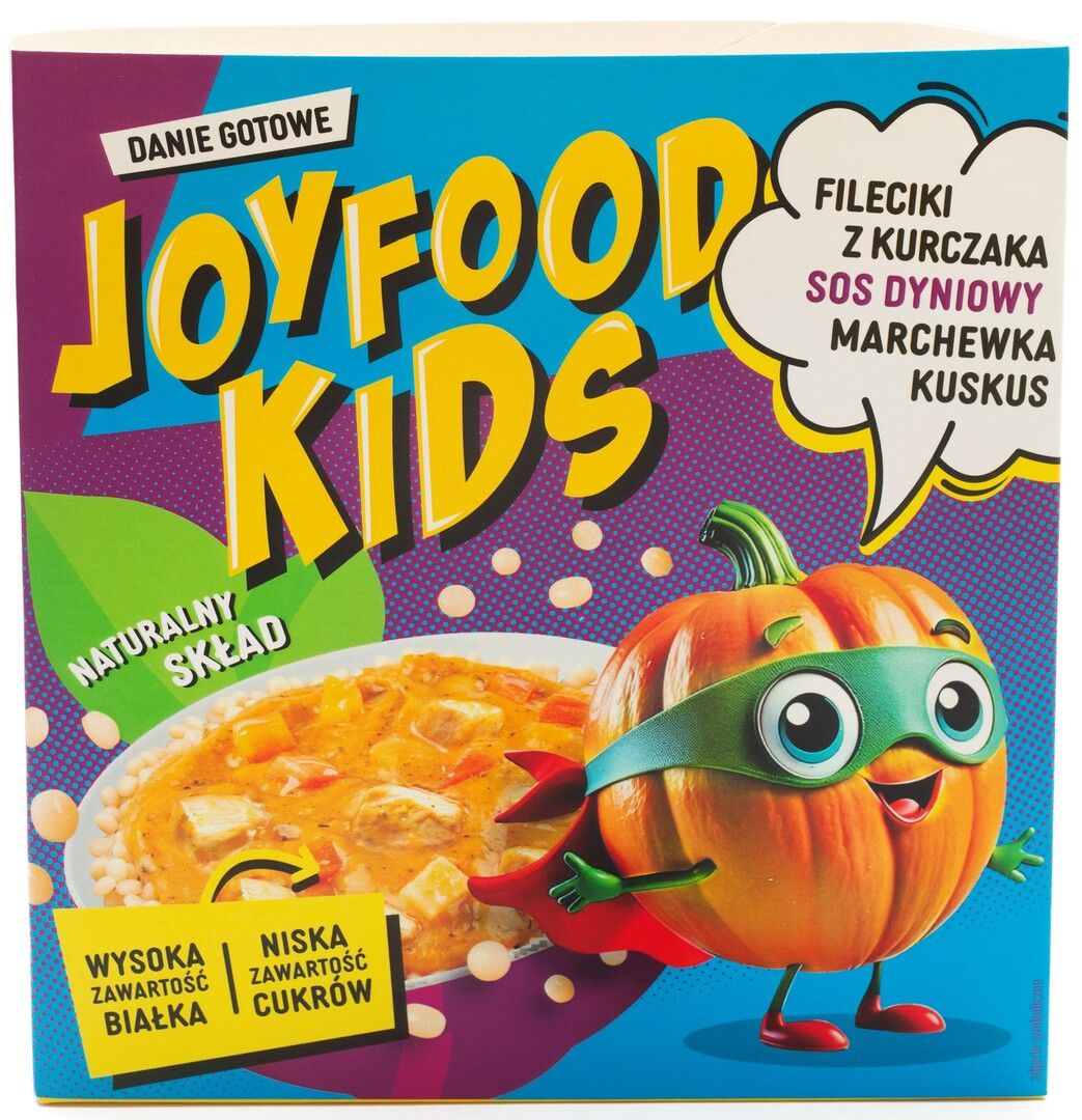 Danie kurczak w sos dyniowym z kusk Joyfood 260g widok 1