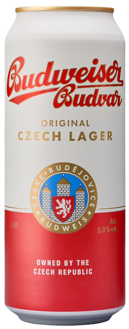 Piwo Budweiser Budvar 0,5l 5% puszka widok główny