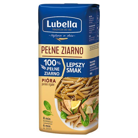 Makaron pióra pełne ziarno Lubella 400g widok 4