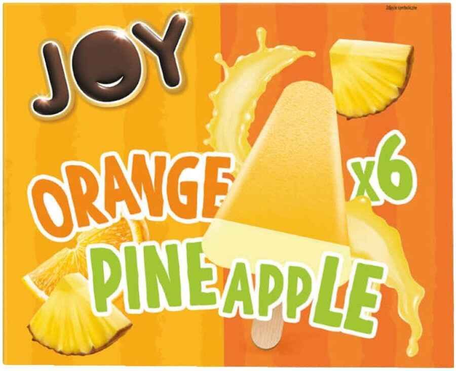 Lody multipack orange pineapple Joy 6x73ml widok 1