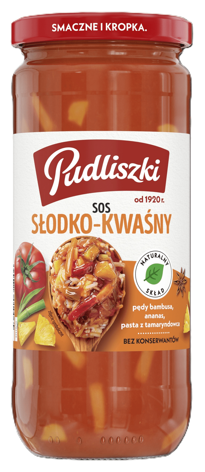 Sos słodko-kwaśny Pudliszki 480g widok 1