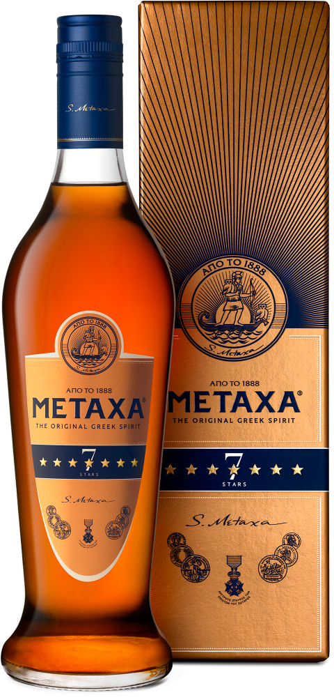 Brandy Metaxa 7* 0,7l 40% widok 1