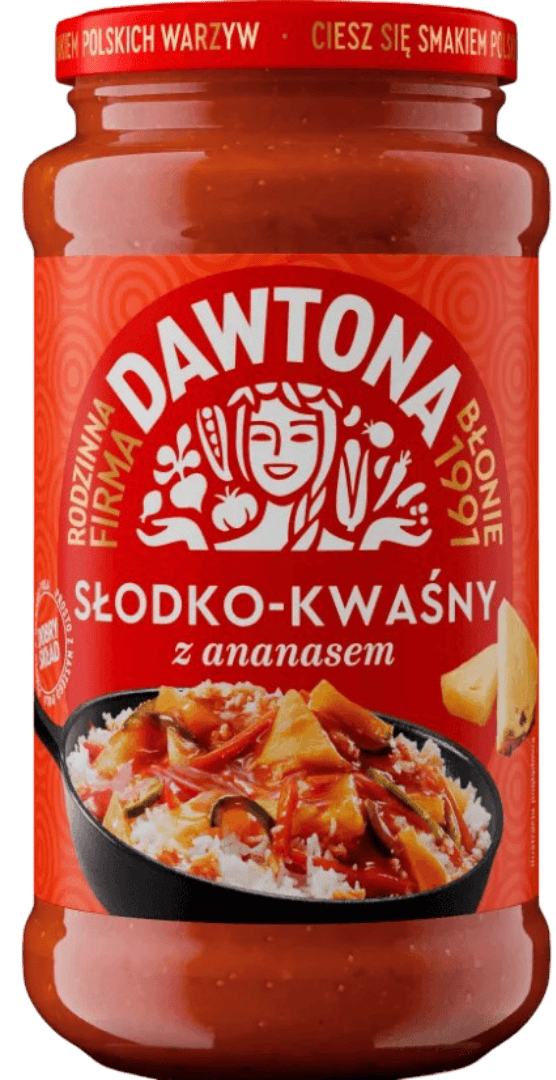 Sos słodko-kwaśny Dawtona 700g widok 1