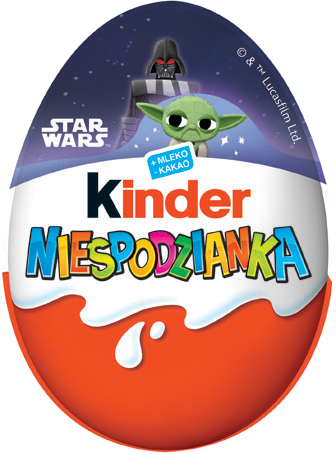 Jajko Kinder niespodzianka licencja 20g widok 2
