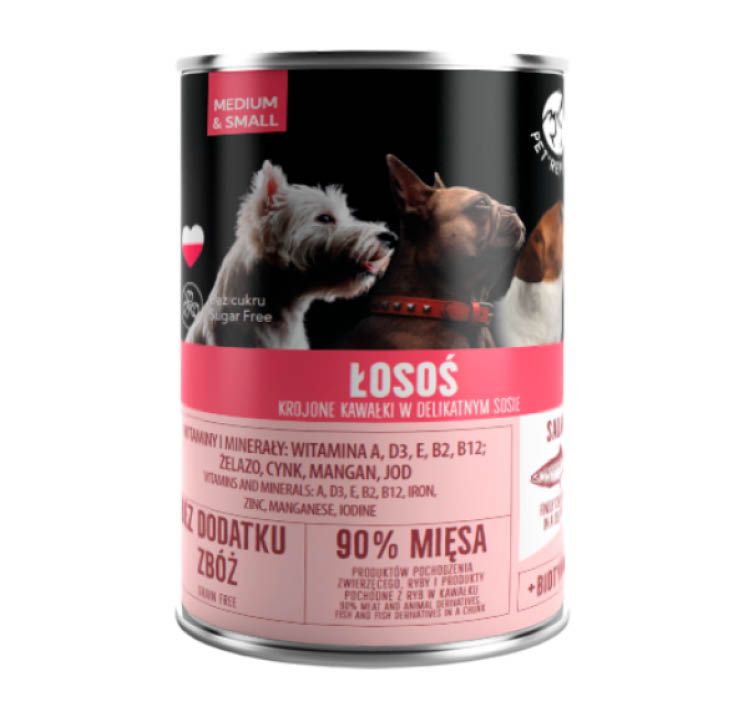 Karma dla psa mokra z łososia Pet Republic 400g widok 1