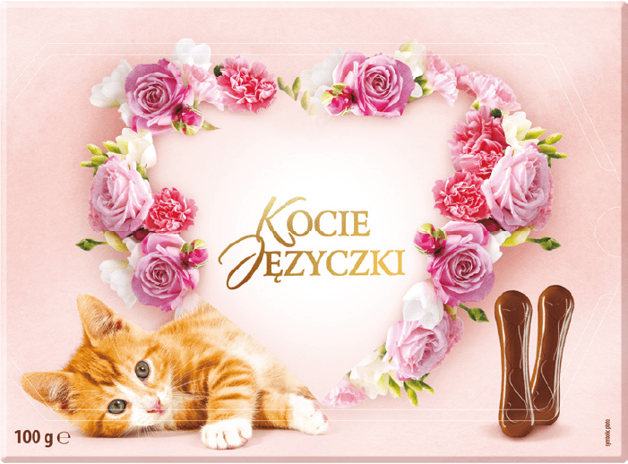 Bombonierka kocie języczki Millano 100g widok główny