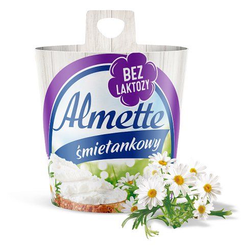 Serek bez laktozy śmietankowy Almette 150g widok 2