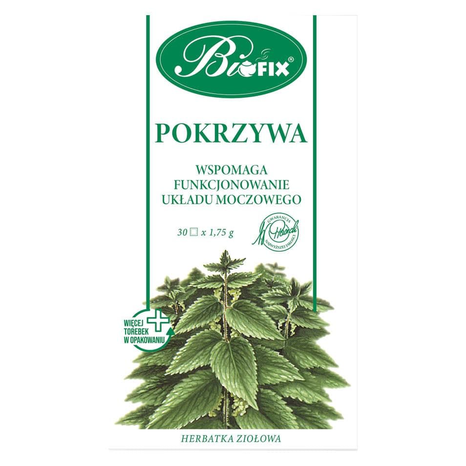 Herbatka ziołowa pokrzywa Bifix 30x1,75g widok 1