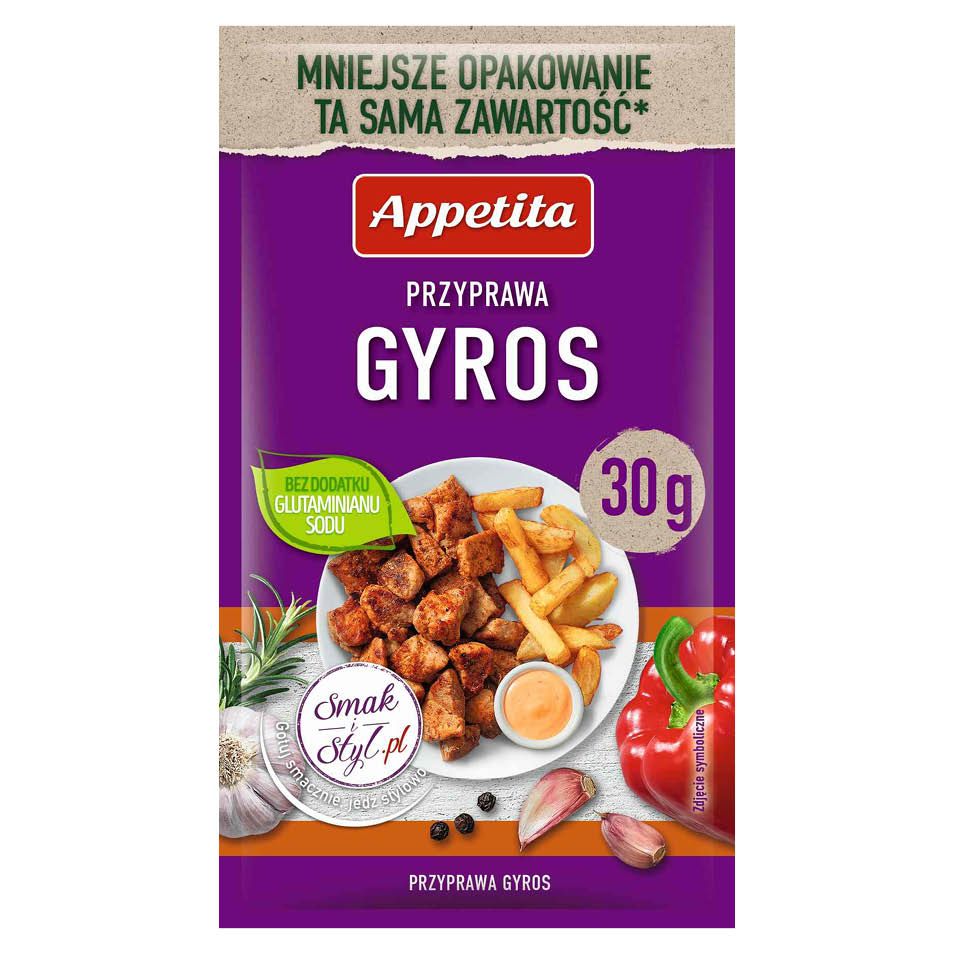 Przyprawa gyros Appetita 30g widok 1