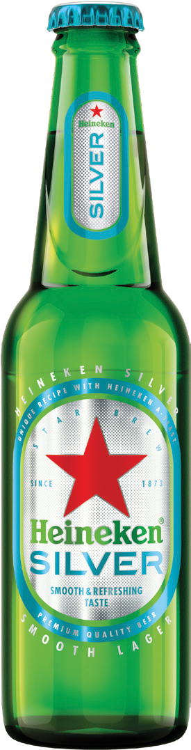 Piwo Heineken silver 330ml 4% but. bzzw. widok 1