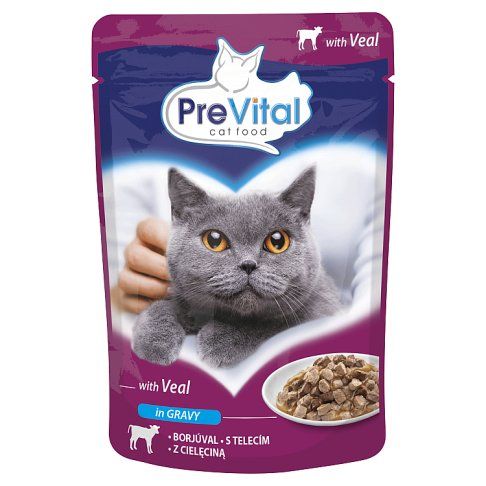 Karma dla kota mokra Prevital 100g mix widok 1