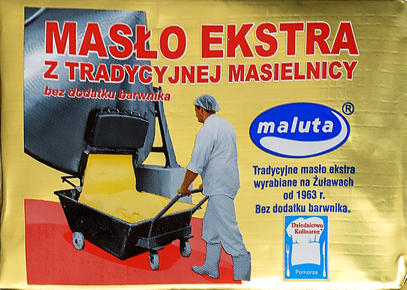 Masło ekstra 82% Maluta 200g widok 1